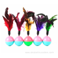 feather interactive tumbler educational plastic ball cat toy